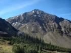 North face of The Cone from the head of the valley.