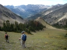 Wandering back to the trail.