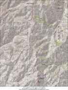 Map of the route, about 12 miles round trip.