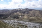 The view back along the ridge to Three Point from the summit of Kepros.