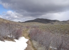 Looking back at the summit of Kepros.