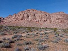 Kraft Mountain from the Calico Basin trailhead.