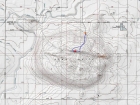 Map of the route, just under 2 miles round trip with only 300 elevation gain.