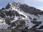 JJ standing below 12065' Mount Idaho.