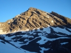 A view of the east face of Badrock Peak, taken from the north face of Mount Church.