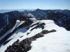 Cornices on the east ridge of Mount Church.