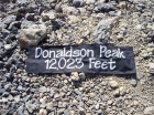 Donaldson's summit banner.