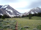 Looking back on Leatherman Pass.