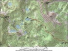 Map of our route. Just under 5 miles and 950' elevation gain round trip.