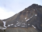 Leatherman Pass and the west ridge of Leatherman Peak.