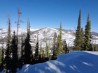 Great view north to Bull Trout Point, from Peak 8020'.