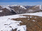 View back on the first three peaks of the day.