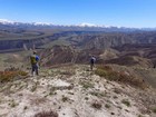 Leaving the summit of Little Fiddler.