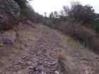 Steep road up Mount Livermore.