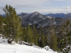 View of Lookout Mountain (center) and Robinson Bar Peak (left) from Rough Peak.