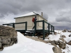 Newly painted lookout building on Lookout Mountain.