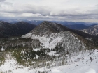 Robinson Bar Peak as seen from Lookout Mountain.