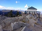 Sawtooths behind the lookout.