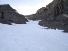 There was still plenty of snow in the Super Gully.