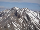 A close-up view of 12ers Church and Donaldson from the top of the Super Gully.