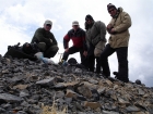 Group shot of the four of us on the summit.