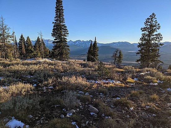 Sawtooths from the east peak