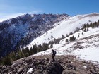 First good view of Mackay Peak, summit on the right.