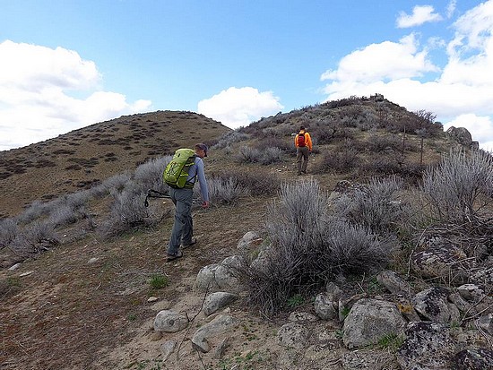 Nearing the summit of Macks Peak.