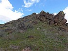 Rocky section of the ridge.