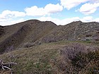 First view of the summit of Macks Peak.