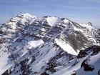 The ridge leading from Mount McCaleb to USGS Peak.