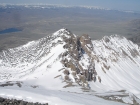 Looking down on Little Mac from Mount McCaleb, with Mackay Reservoir in the background.