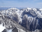 Hidden Peak and Wet Peak from Mount McCaleb.