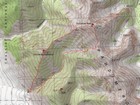 Map of the route, just over 5 miles and 4200' gain round trip. We went clockwise.