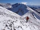 Descending the south ridge of McGowan Peak.