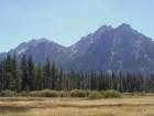 A view of McGown from the flat portion of the trail on the way back.