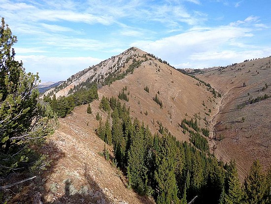 Meade Peak from the south.