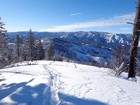 Open views during the descent from Mineral Mountain.