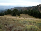 The view down from below the summit.