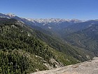 View of the Great Western Divide peaks.