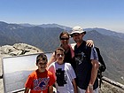 Family portrait on the summit.