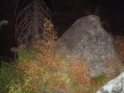 Rocky summit area on Moscow Mountain.