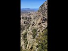 Steep climbing up Sister Peak. (Sean D photo.)