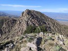 Looking back on Brother Peak from Sister Peak