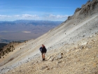 Erik and Brendon crossing the scree on our way to the saddle east of point 11060'.