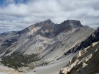 Our first view of Borah, from the saddle.