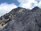 Looking up the west ridge towards the summit of Mount Idaho.