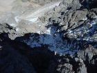 Looking down the north face of Mount Idaho.