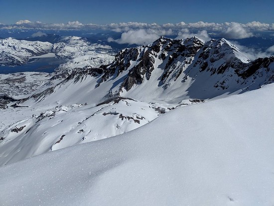 Mount Saint Helens summit view.