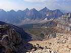 Larch Valley and the upper Valley of Ten Peaks.